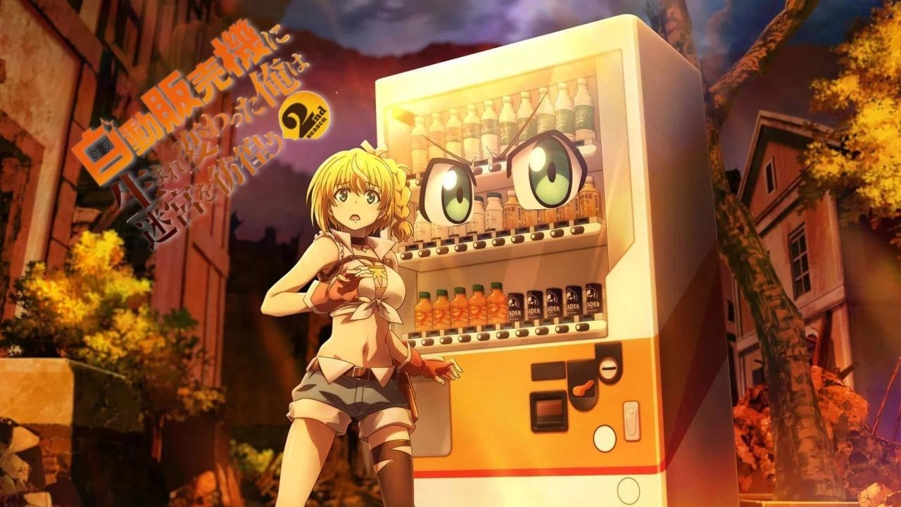 انمي Jidou Hanbaiki ni Umarekawatta Ore wa Meikyuu wo Samayou الموسم الثاني